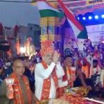 गृहमंत्री अमित शाह ने रांची के चुटिया में किया रोड शो, उमड़ा जनसैलाब
