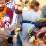 चुनाव प्रचार के दौरान कन्हैया कुमार को युवक ने जड़ा थप्पड़