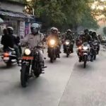 रांची SSP ने बाइक से घूमकर लिया बूथों की सुरक्षा का जायजा
