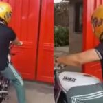 MS DHONI : रांची की सड़कों पर विंटेज बाइक चलाते दिखें ‘कैप्टन कूल’, देखें VIDEO