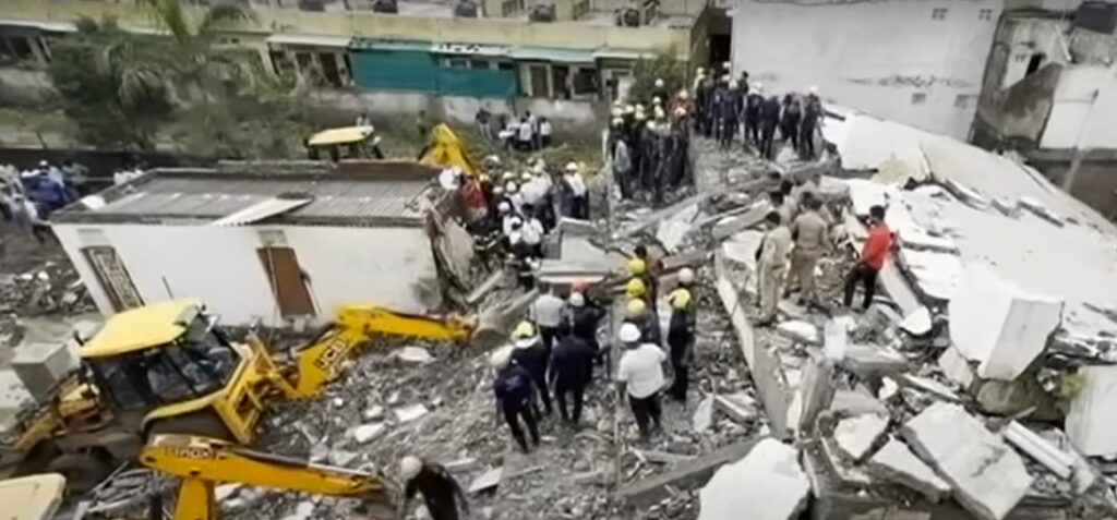 सूरत में इमारत ढही, 7 लोगों की मौत, राहत-बचाव का कार्य जारी