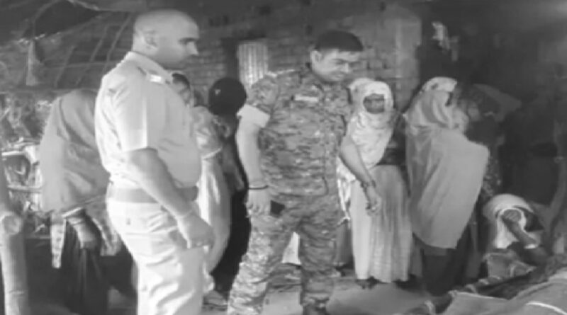 Godda Crime News: Elderly woman sleeping at home murdered by slitting her throat, sensation in the area