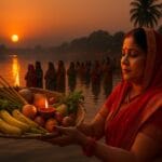 Painful news from Hazaribagh: As soon as Chhathvarti woman took the dip, she died, chaos broke out at Chhath Ghat.