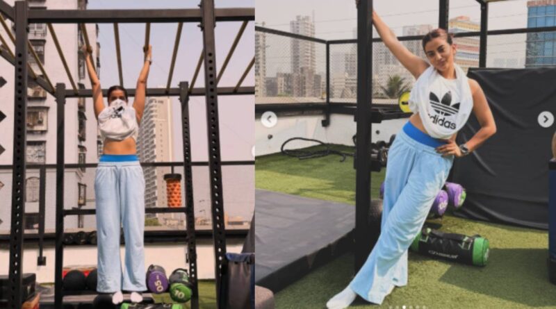 जिम में पसीना बहाती दिखीं अक्षरा सिंह, सिक्स पैक एब्स ने उड़ाए फैंस के होश