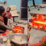 गैस-चूल्हा नहीं, हीटर पर ही बना डाली लिट्टी, Viral Video देख आपके भी उड़ जाएंगे होश