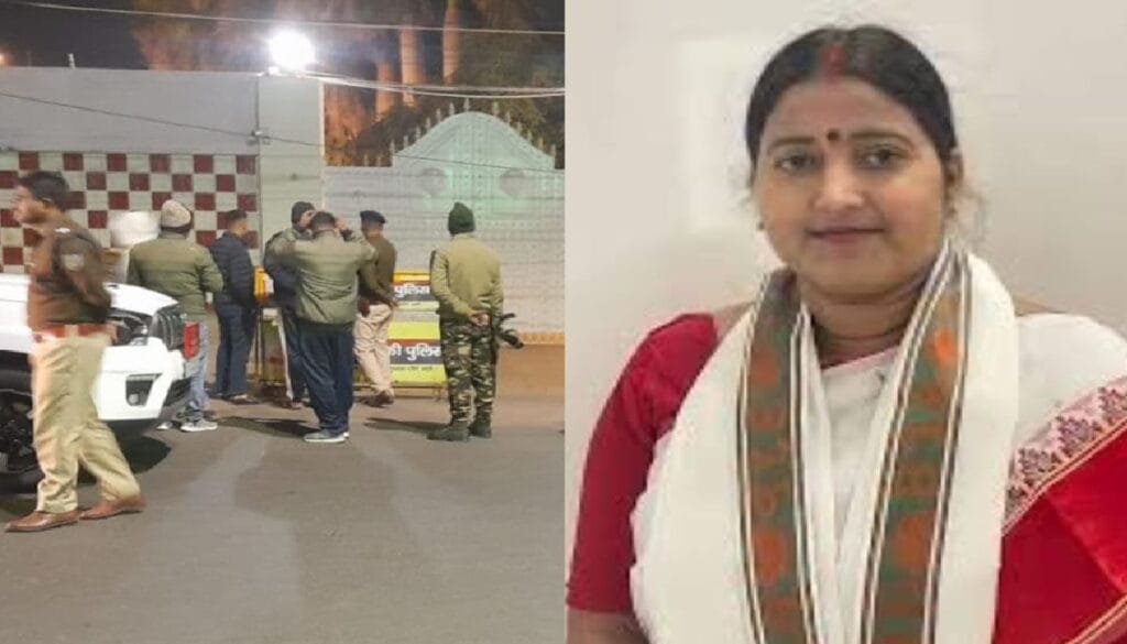 Bomb attack on Jharia MLA Ragini Singh's residence in Dhanbad, panic prevails in the area