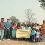 Smiles on the faces of children in Muraha village, Ranchi, Vayodha Foundation Trust distributed educational materials and emergency lights.