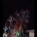 कुशीनगर में मेले के दौरान गिरा विशाल झूला, हादसे के बाद लोगों की भीड़